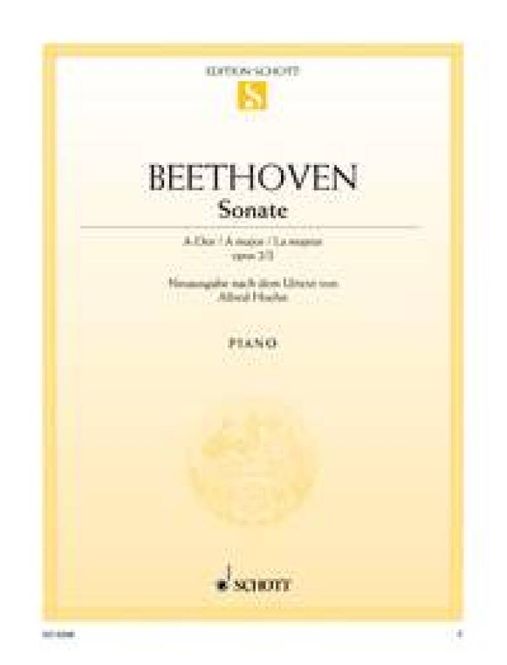 Hovedbilde Ludwig van Beethoven - Sonate 02 A Opus 2/2