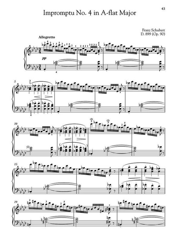 Franz Schubert - Schubert - Four Impromptus, D. 899 (0p. 90)