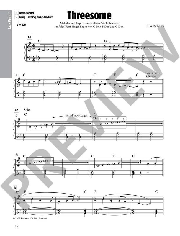 Tim Richards - Jazz Piano Band 1