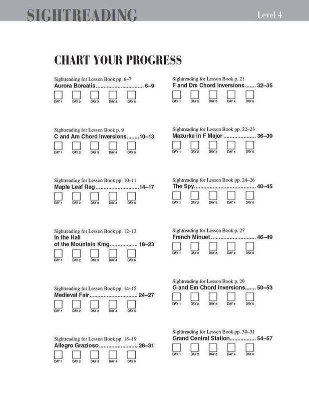 Piano Adventures Sightreading Level 4
