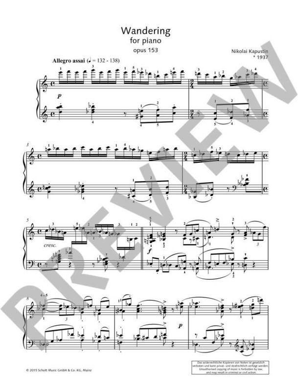 Nikolai Kapustin - Wandering op. 153