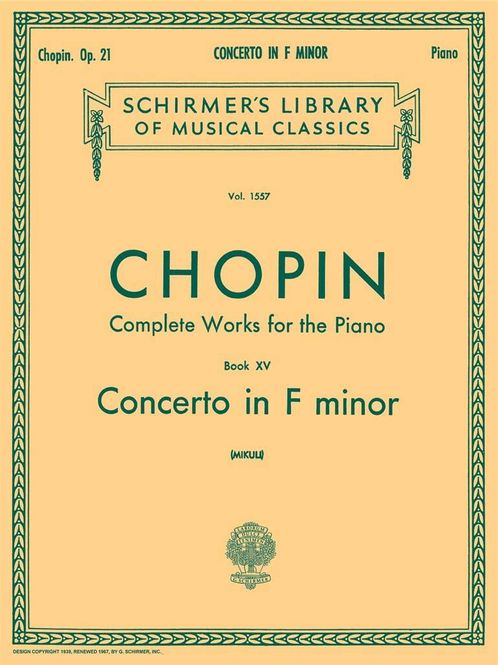 Hovedbilde Frédéric Chopin - Piano Concerto No.2 In F Minor Op.21