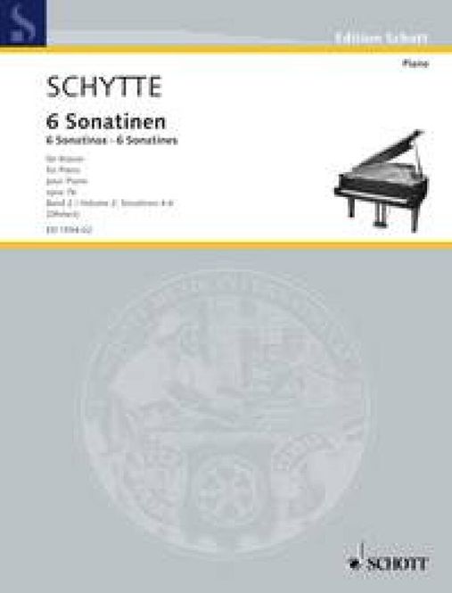 Hovedbilde Ludwig Schytte - 6 Sonatinas op. 76 Band 2