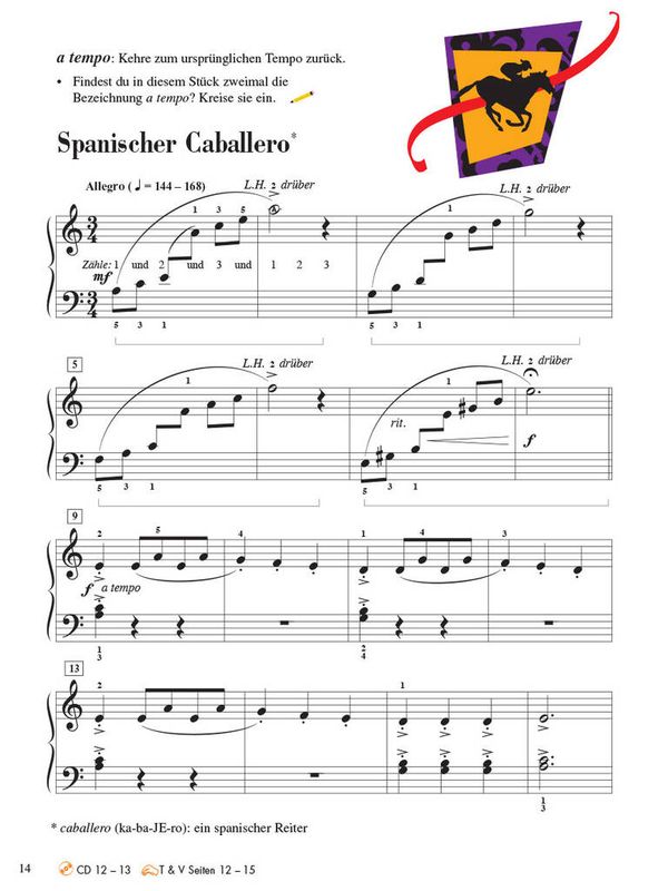 Piano Adventures: Unterrichtsheft Stufe 4
