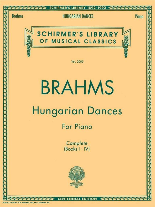 Johannes Brahms - Hungarian Dances
