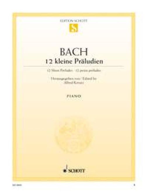 Hovedbilde Johann Sebastian Bach - Kleine Preludien(12)