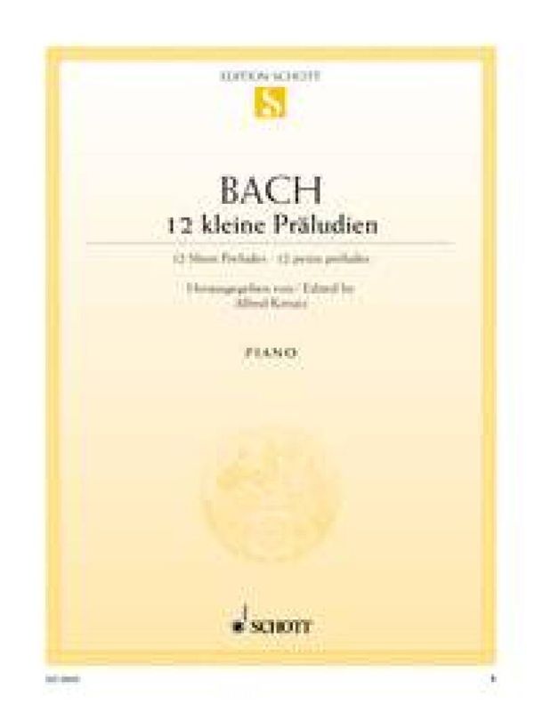 Johann Sebastian Bach - Kleine Preludien(12)