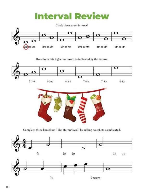 Christmas Carols Music Activity Book