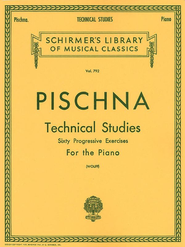 Josef Pischna - Technical Studies (60 Progressive Exercises)