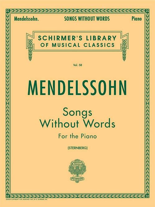 Hovedbilde Felix Mendelssohn Bartholdy - Songs Without Words
