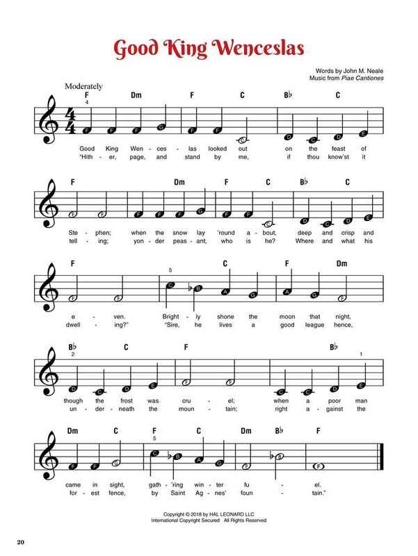 Christmas Carols Music Activity Book