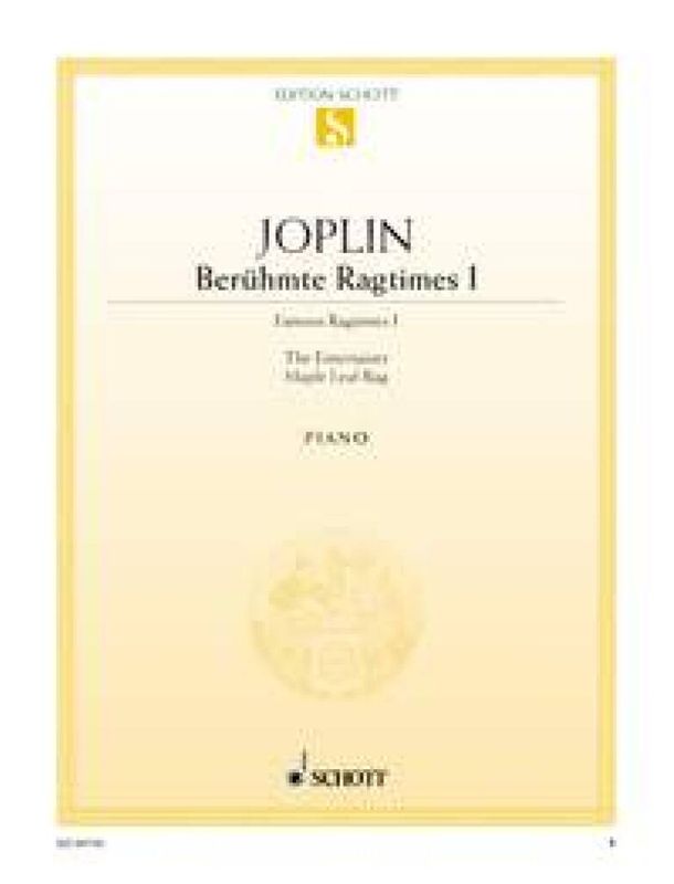 Scott Joplin - Beruhmte Ragtimes 1