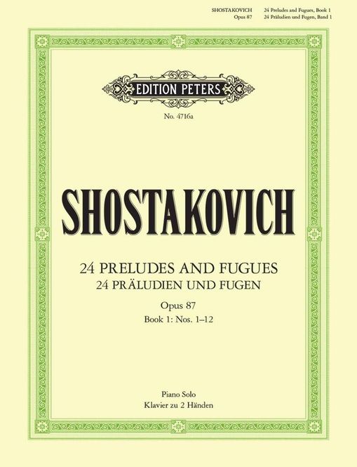 Hovedbilde Dimitri Shostakovich - 24 Preludes And Fugues ...