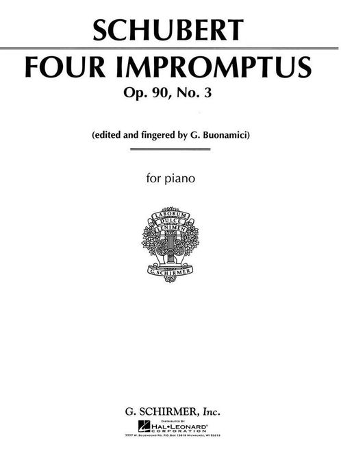 Hovedbilde Franz Schubert - Impromptu, Op. 90, No. 3 in G ...