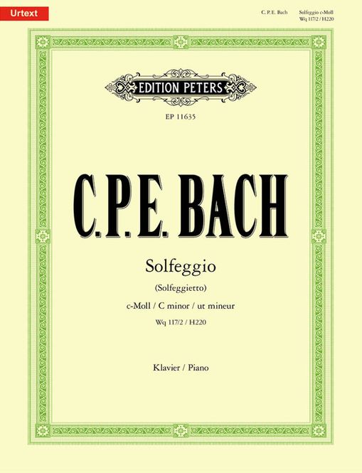 Hovedbilde Carl Philipp Emanuel Bach - Solfeggio ...