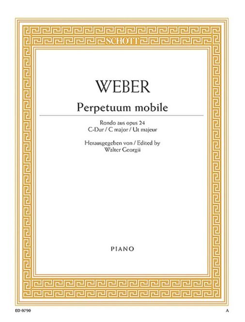 Hovedbilde Carl Maria von Weber - Perpetuem Mobile