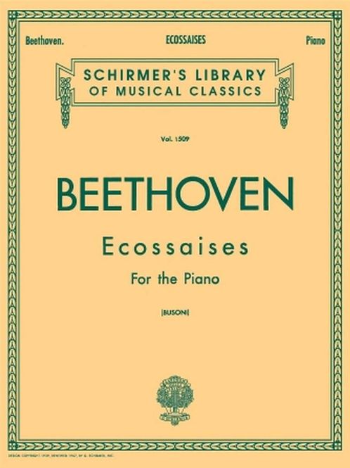 Hovedbilde Ludwig van Beethoven - Ecossaises For The Piano