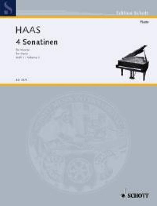 Hovedbilde Josef Haas - Four Sonatinas op. 94 Band 1