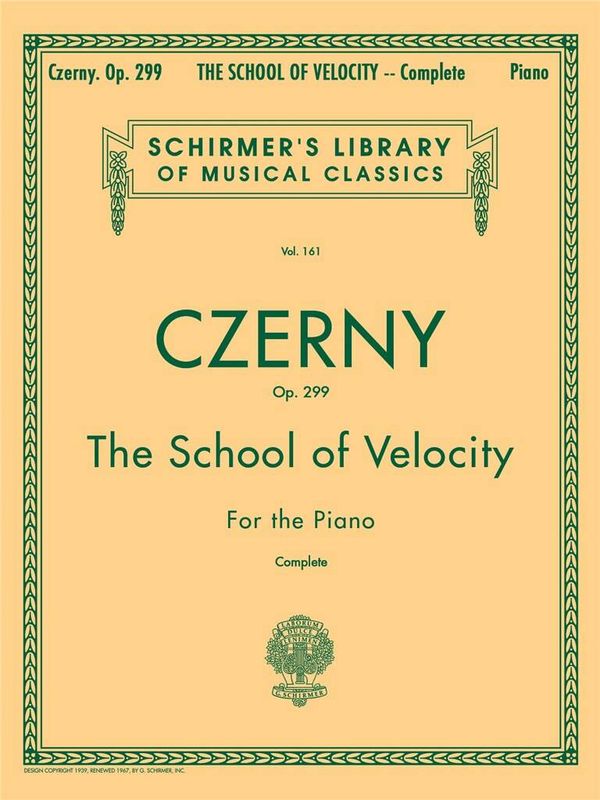 Carl Czerny - School of Velocity, Op. 299 (Complete)