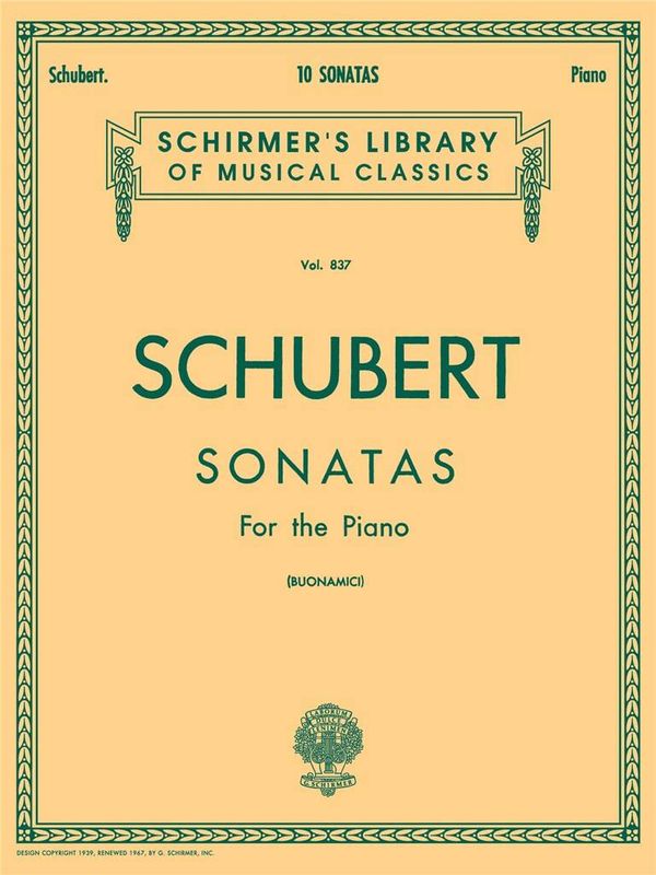 Franz Schubert - 10 Sonatas