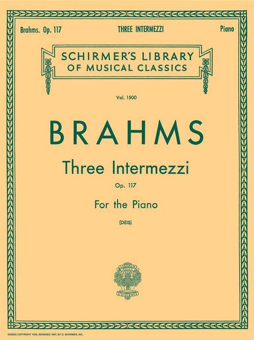 Hovedbilde Johannes Brahms - 3 Intermezzi, Op. 117