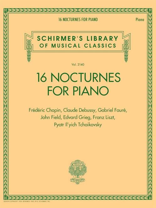 Hovedbilde 16 Nocturnes for Piano