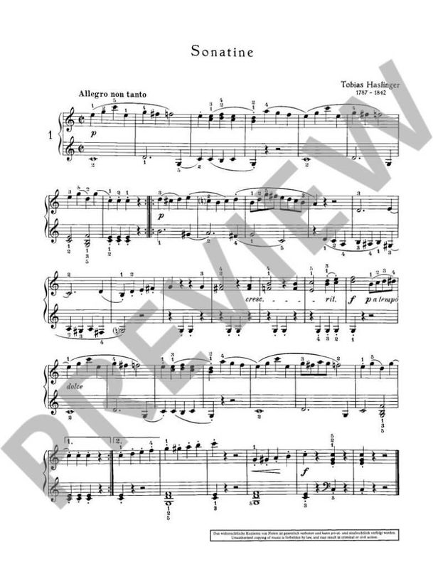 The New Sonatina Book, Vol. 1