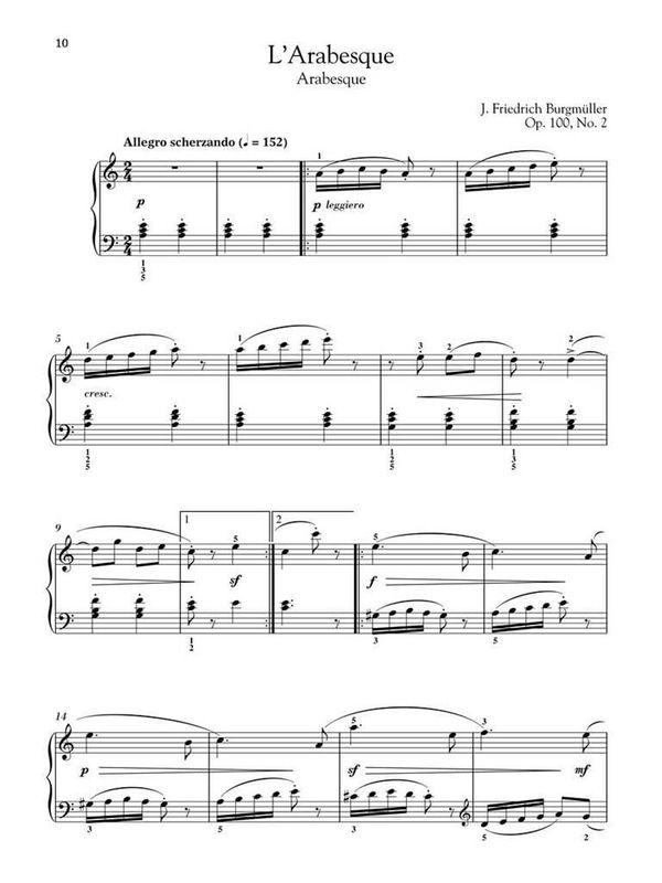 Friedrich Burgmüller - 25 Progressive Studies, Op. 100