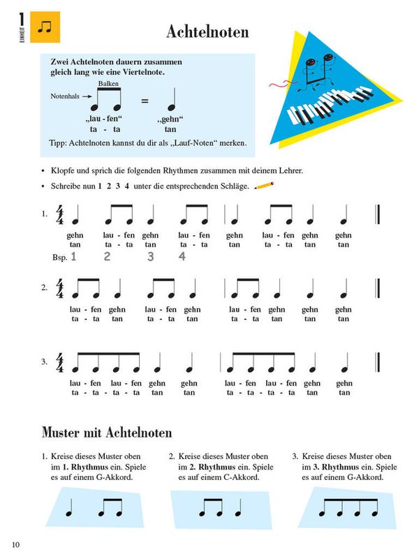Piano Adventures: Unterrichtsheft Stufe 3 mit CD