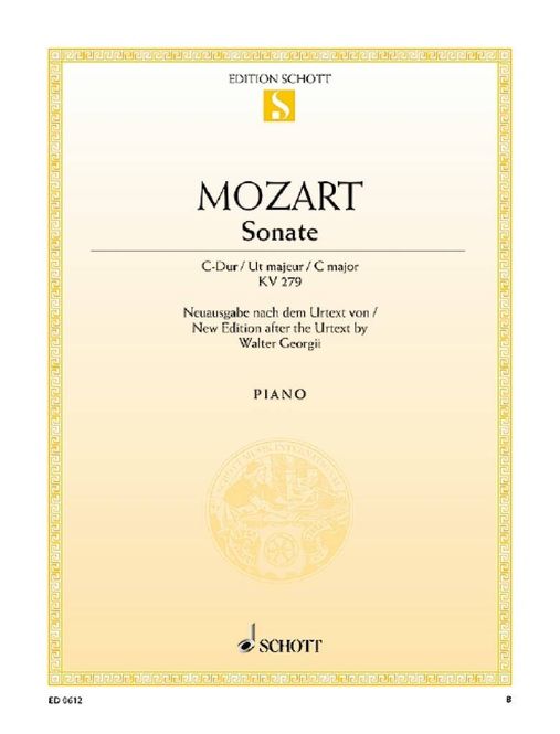 Hovedbilde Wolfgang Amadeus Mozart - Sonate C Kv279