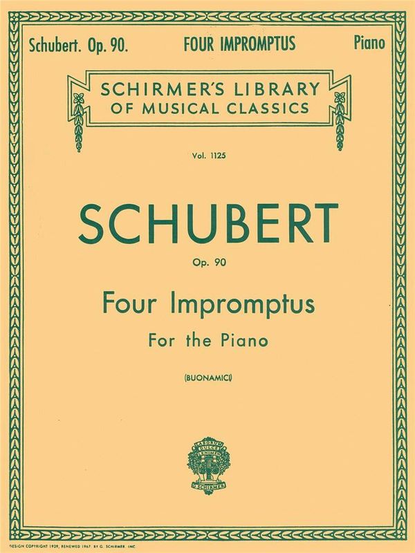 Franz Schubert - 4 Impromptus, Op. 90