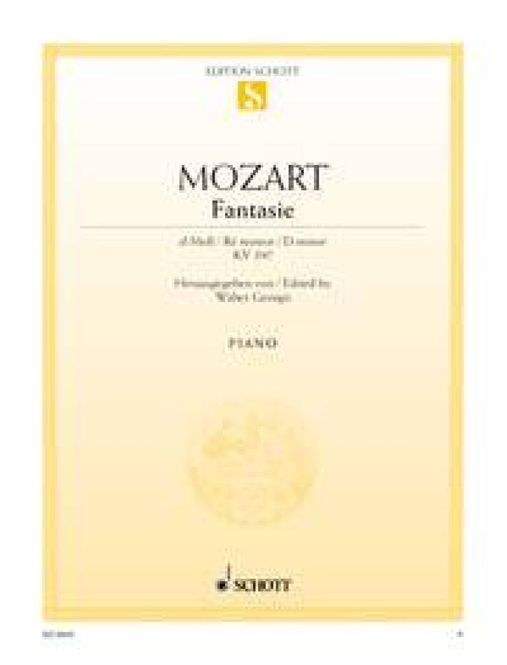 Hovedbilde Wolfgang Amadeus Mozart - Fantasie D Kv397