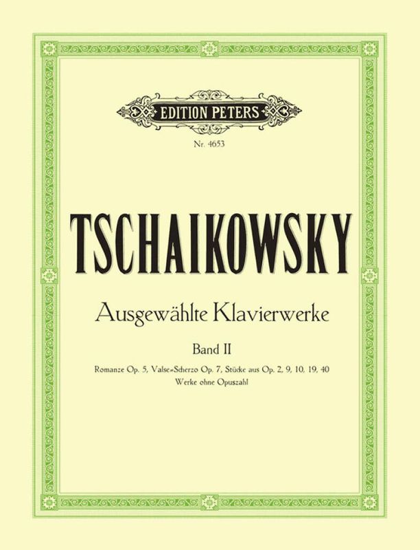 Pyotr Ilyich Tchaikovsky - Piano Works Volume 2