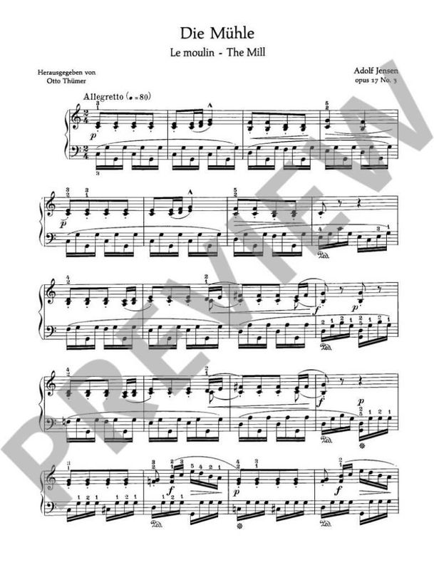 Adolf Jensen - Die Muhle op. 17/3