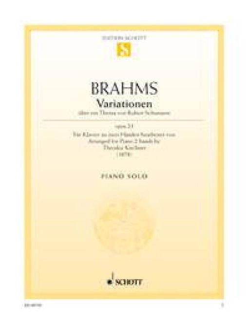 Hovedbilde Johannes Brahms - Variationen Opus 23
