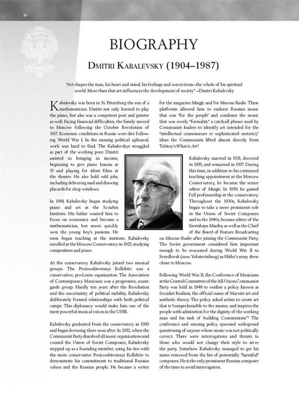 Dmitri Kabalevsky - 35 Easy Pieces Op. 89 
