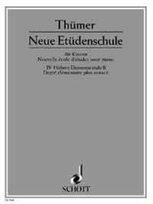Otto Thuemer - Neue Etudenschule 4