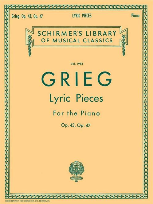 Hovedbilde Edvard Grieg - Lyric Pieces - Volume 2: Op. 43, ...