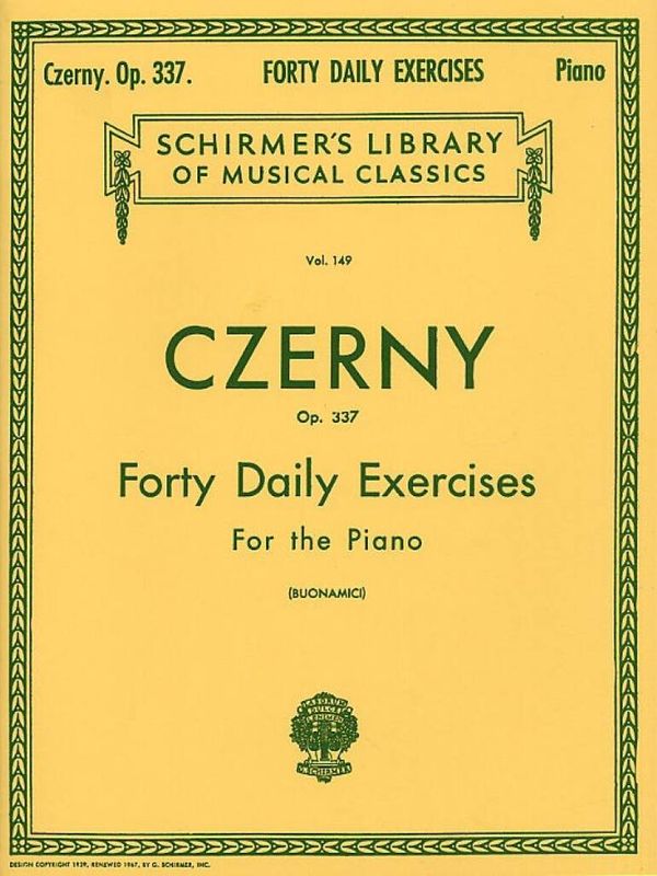 Carl Czerny - Forty Daily Exercises Op.337