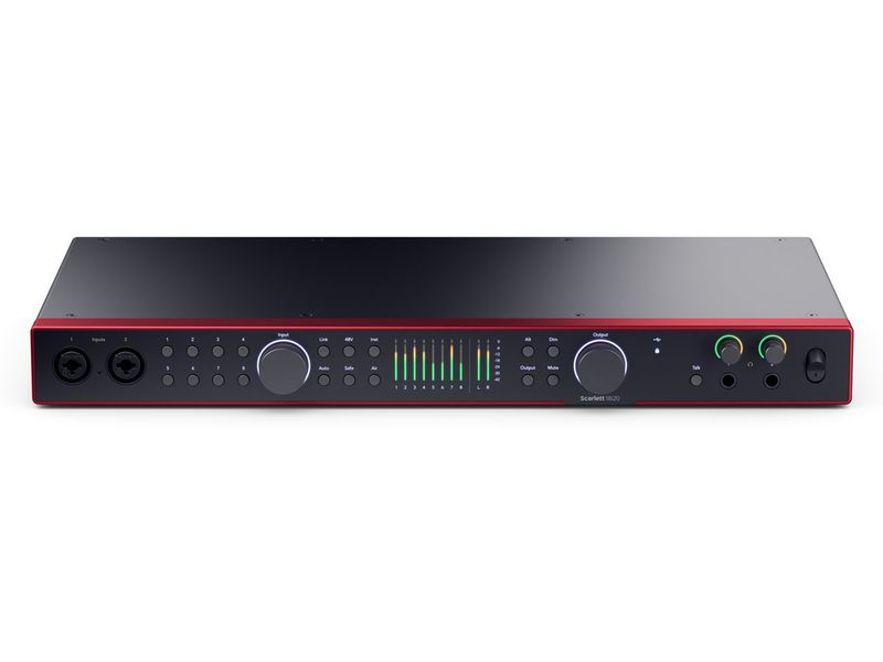 Focusrite Scarlett 18i20 4th Gen | USB-lydkort, 18 inn/20 ut