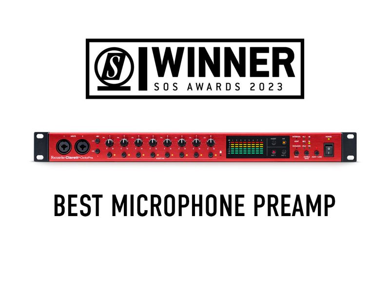 Focusrite Clarett+ OctoPre | 8 x mic, 8 AD/DA, ADAT I/O