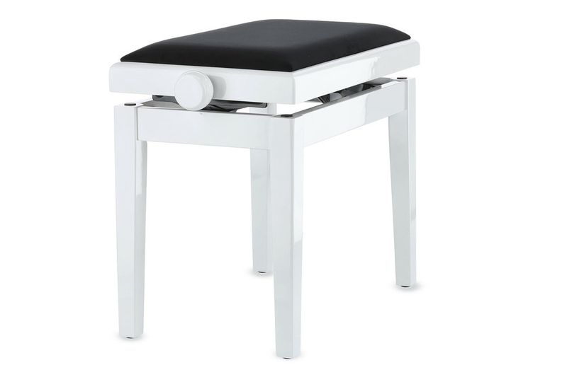 GEWA Piano bench Deluxe White high gloss