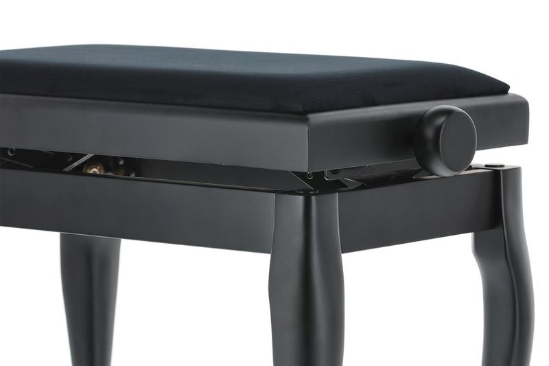 GEWA Piano bench Deluxe Classic Black matt