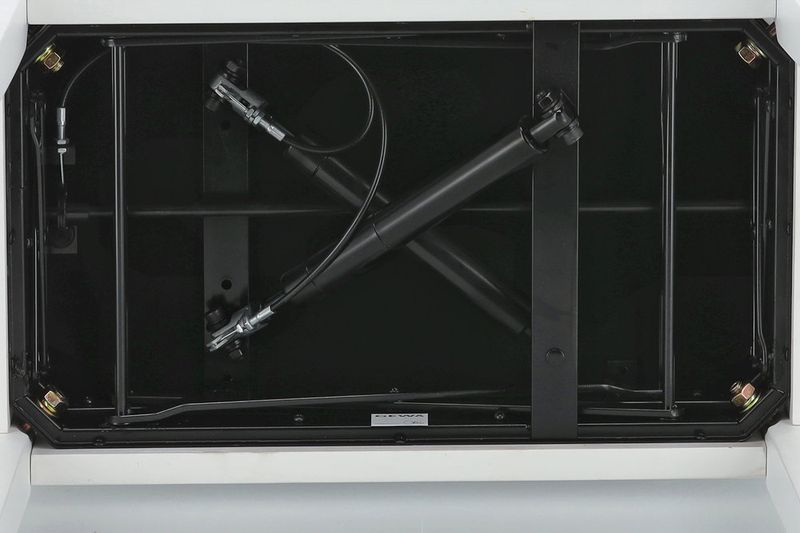 GEWA Piano bench Deluxe Autolift White matt