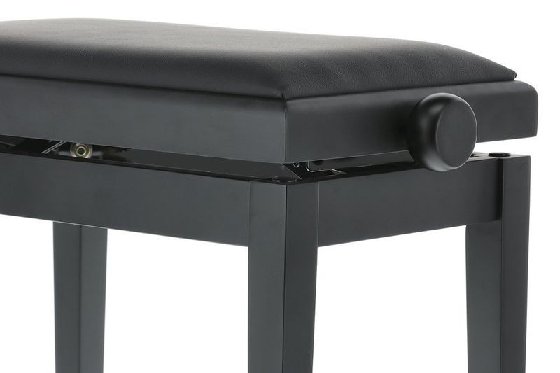 GEWA Piano bench Deluxe Vinyl Black matt