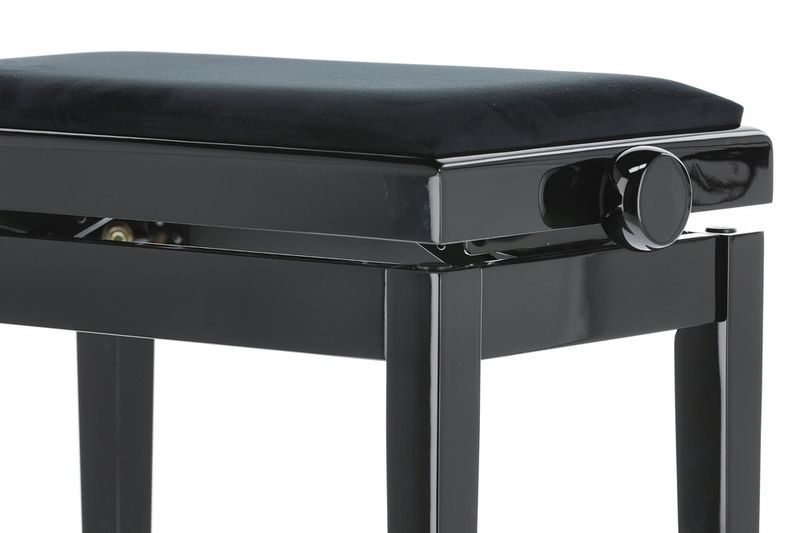 GEWA Piano bench Deluxe Black high gloss