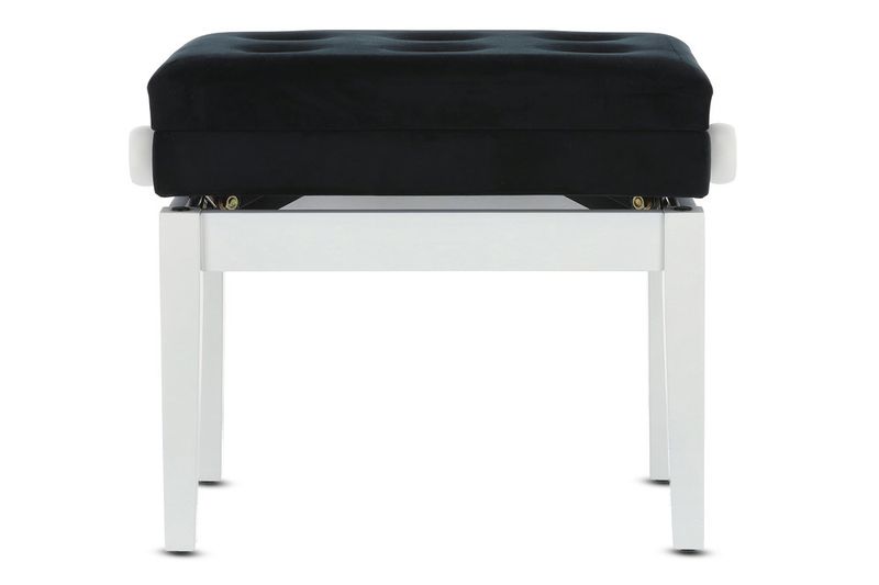 GEWA Piano bench Deluxe Compartment White matt