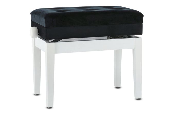 Hovedbilde GEWA Piano bench Deluxe Compartment White matt