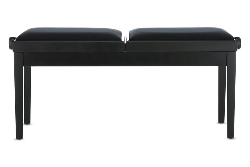 GEWA Piano bench Deluxe Double Black matt