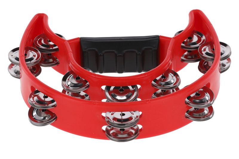 GEWA Jingle wreath Half moon 20 jingles Red